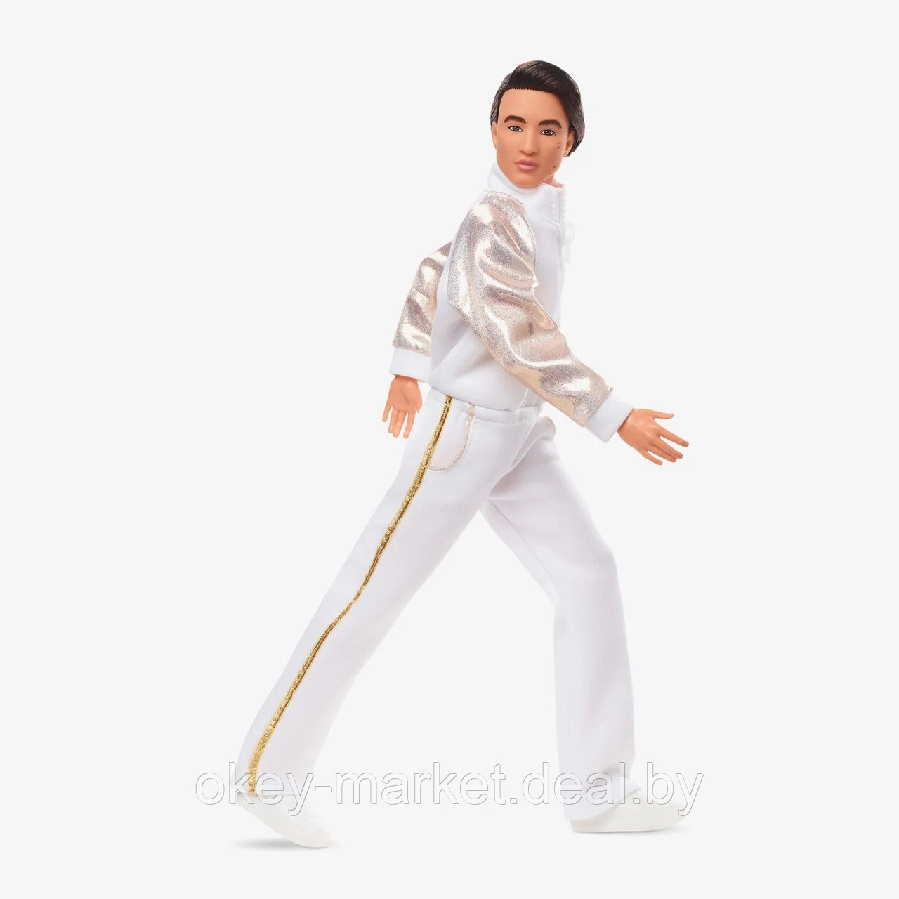 Кукла Barbie The Movie Кен в бело-золотом костюме HPK04 - фото 3 - id-p224505799