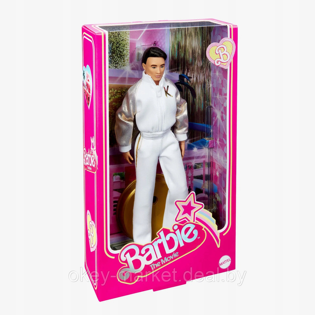 Кукла Barbie The Movie Кен в бело-золотом костюме HPK04 - фото 10 - id-p224505799
