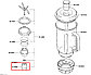 Захват-сцепление основания блендера для кухонного комбайна Bosch MUM46/48 00026588, фото 6