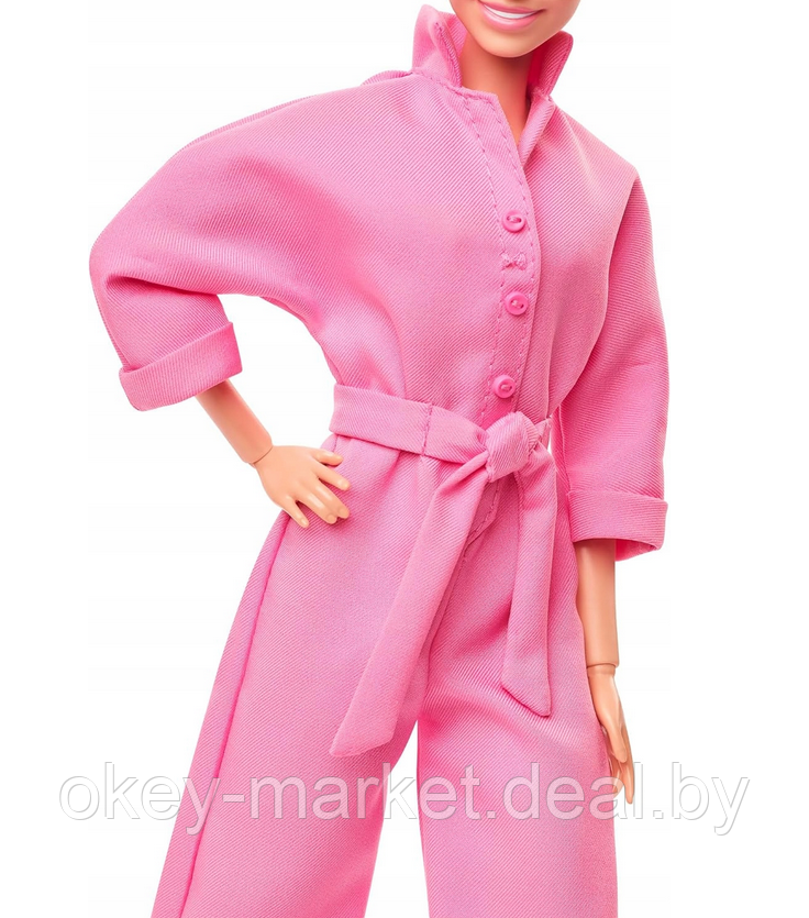 Кукла Barbie The Movie Марго Робби в розовом костюме HRF29 - фото 4 - id-p224505833