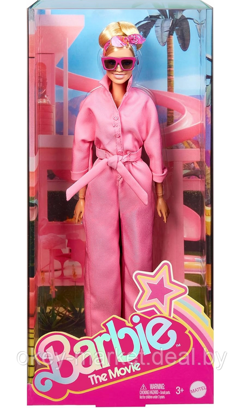 Кукла Barbie The Movie Марго Робби в розовом костюме HRF29 - фото 8 - id-p224505833