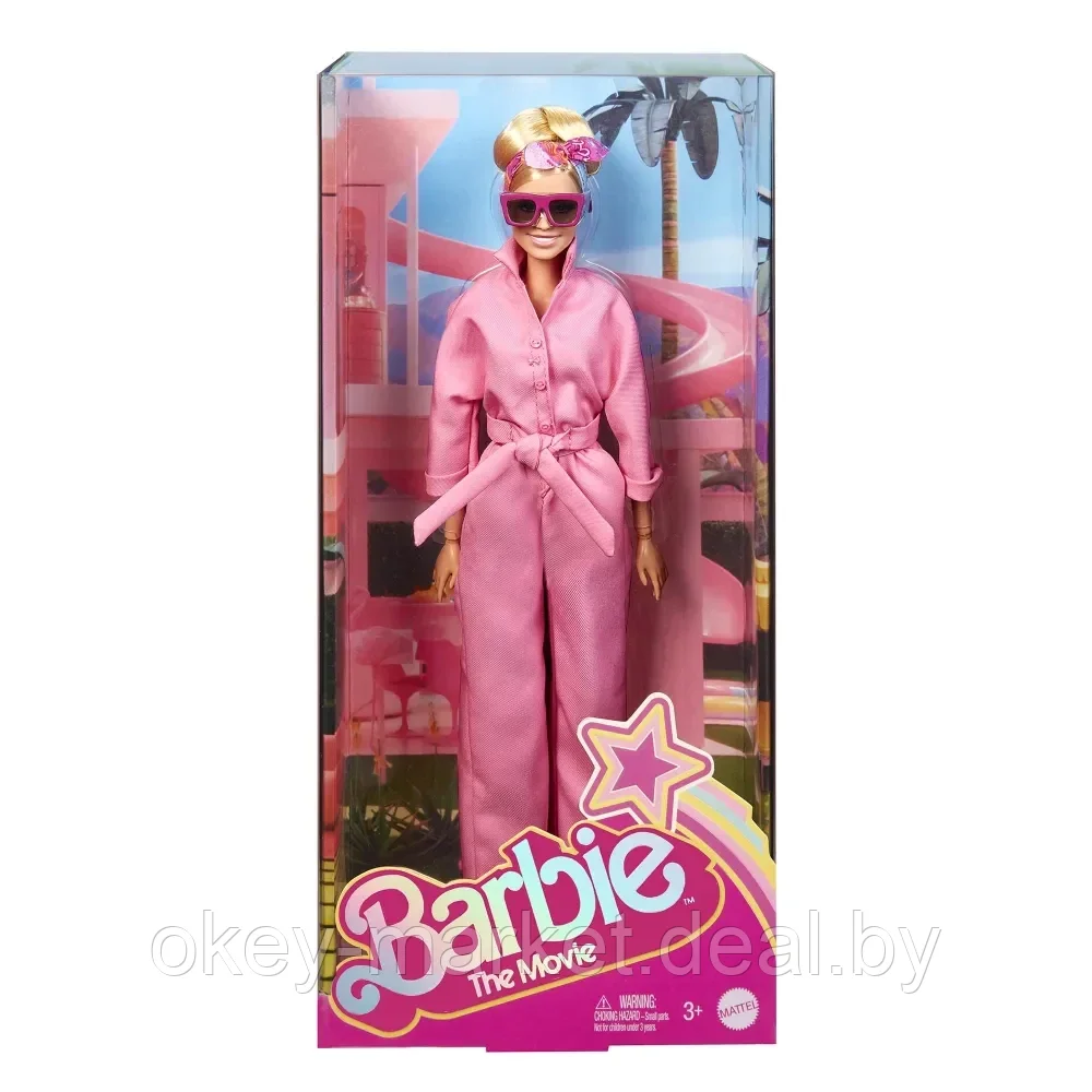 Кукла Barbie The Movie Марго Робби в розовом костюме HRF29 - фото 9 - id-p224505833