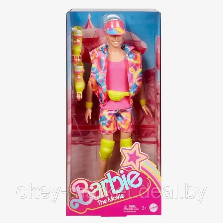Кукла Barbie The Movie Кен на роликовых коньках HRF28 - фото 10 - id-p224505890