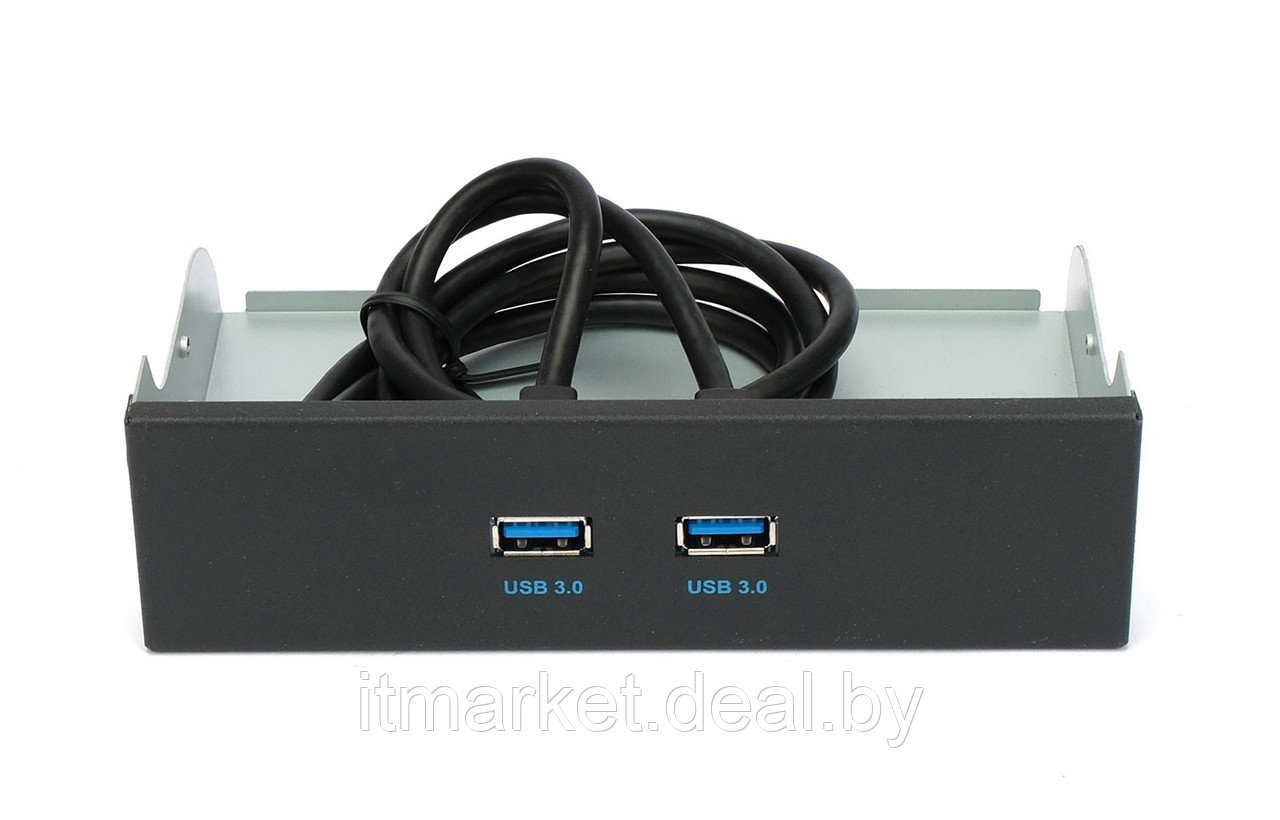 Разветвитель USB Gembird FP5.25-USB3-2A ( 2x USB 3.0 на переднюю панель 5.25") - фото 1 - id-p224507643