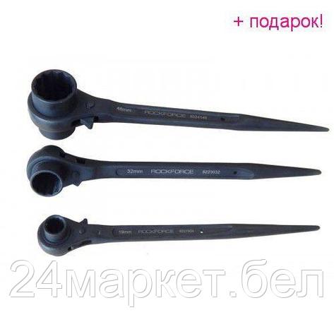 Ключ трещоточный ступичный усиленный 17х19 RF-8221719, фото 2