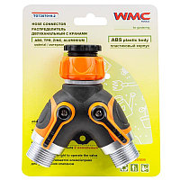 Распределитель двухканальный с кранами WMC TOOLS WMC-TG7207019-2