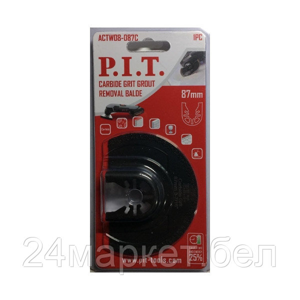 Карбидное сегментное полотно P.I.T. 87мм (ACTW08-087C) - фото 1 - id-p224509496