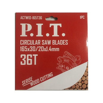 Диск пильный P.I.T. 165x30/20x1,4 мм 36T (ACTW10-165T36), фото 2