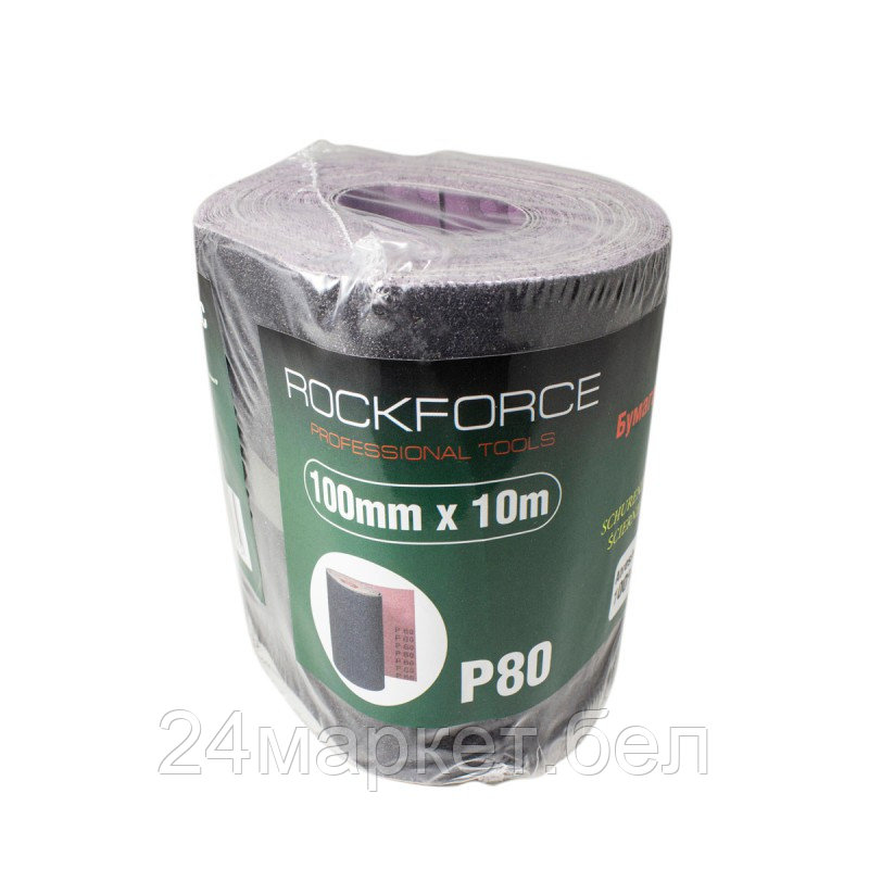 Бумага наждачная на тканевой основе 100ммх10м в рулоне (P60) Rock FORCE RF-FB460C - фото 1 - id-p224509101