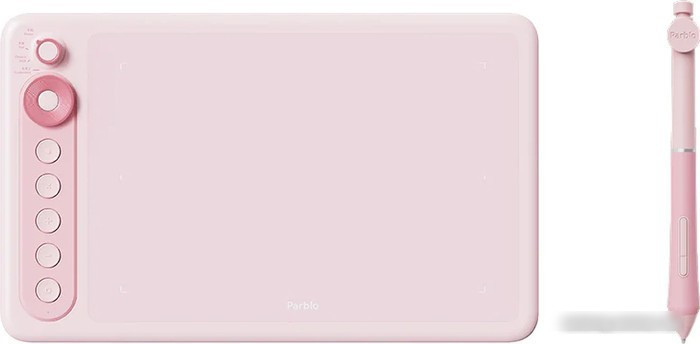 Графический планшет Parblo Intangbo X7 (розовый) - фото 1 - id-p224510360
