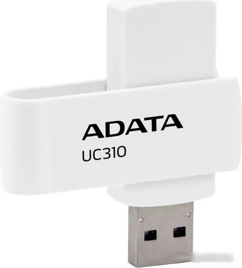 USB Flash ADATA UC310-64G-RWH 64GB (белый) - фото 2 - id-p224511026