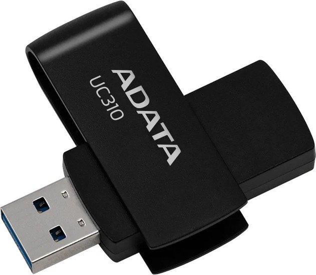 USB Flash ADATA UC310-64G-RBK 64GB (черный) - фото 3 - id-p224511027