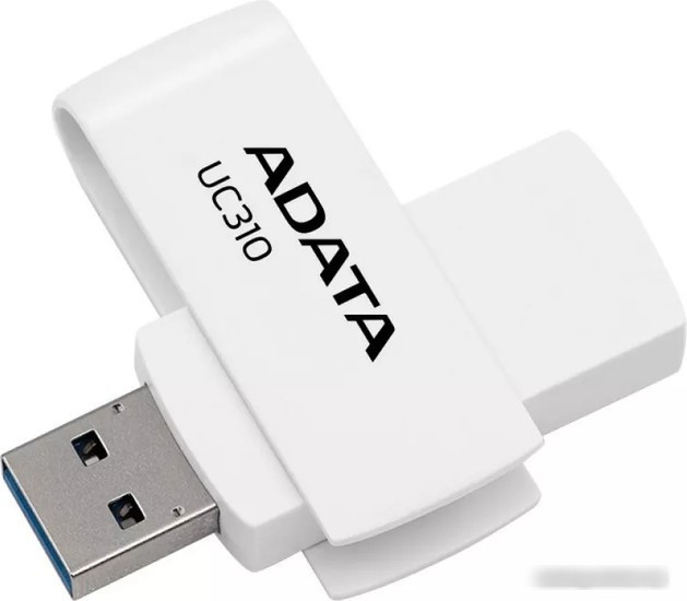 USB Flash ADATA UC310-32G-RWH 32GB (белый) - фото 3 - id-p224511030