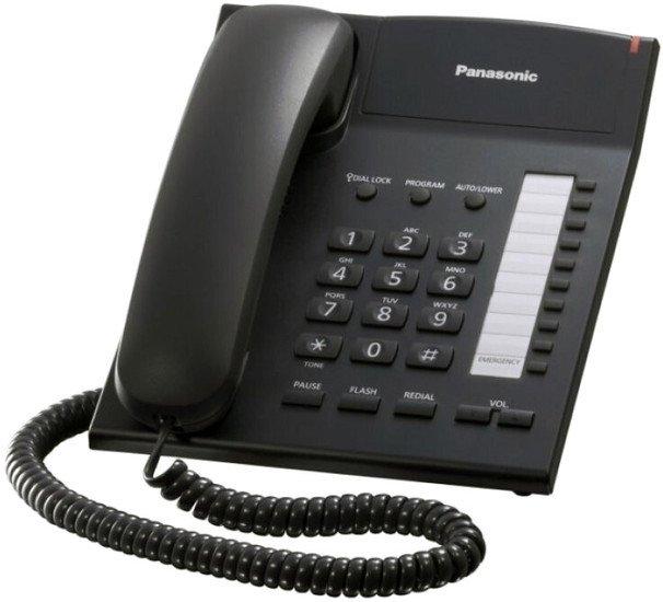 Проводной телефон Panasonic KX-TS2382UAB (черный) - фото 1 - id-p224510762