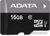 Карта памяти A-Data Premier microSDHC UHS-I (Class 10) 16GB (AUSDH16GUICL10-R)