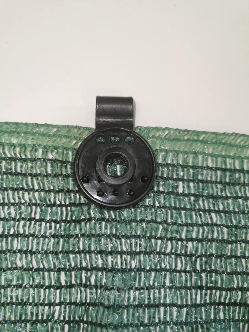 Пластиковая клипса "Люверс" для сетки (черная) - фото 3 - id-p224511038