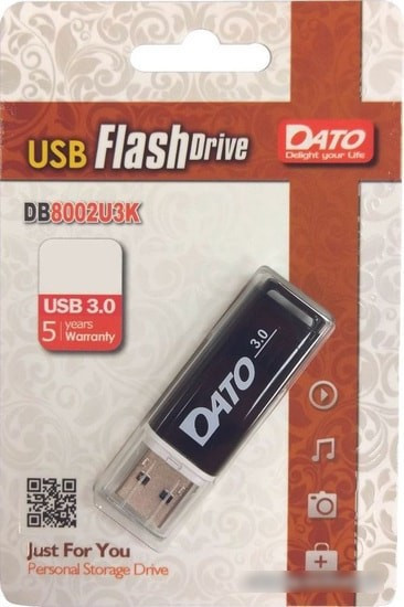 USB Flash Dato DB8002U3K 128GB (черный) - фото 2 - id-p224510954