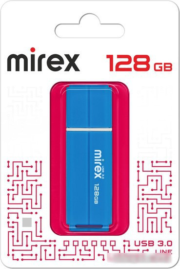 USB Flash Mirex Color Blade Line 3.0 128GB 13600-FM3LB128 - фото 1 - id-p224510959