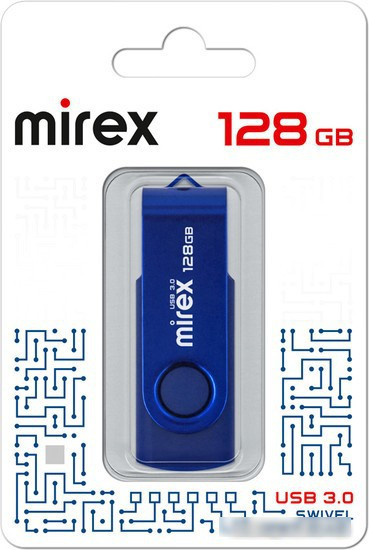 USB Flash Mirex Color Blade Swivel 3.0 128GB 13600-FM3BS128 - фото 1 - id-p224510968