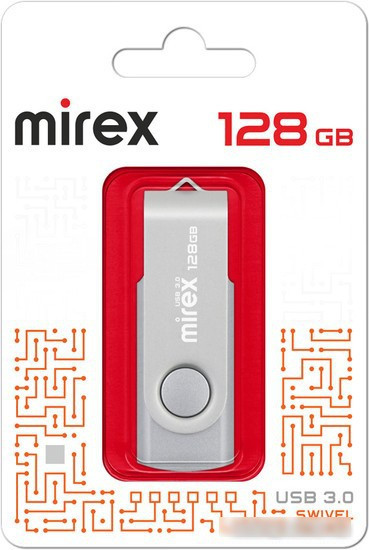 USB Flash Mirex Color Blade Swivel 3.0 128GB 13600-FM3SS128 - фото 1 - id-p224510969