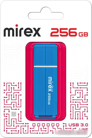 USB Flash Mirex Color Blade Line 3.0 256GB 13600-FM3LB256 - фото 1 - id-p224510974