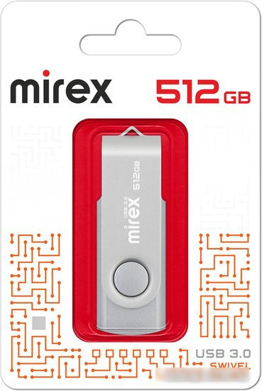 USB Flash Mirex Color Blade Swivel 3.0 512GB 13600-FM3SS512 - фото 1 - id-p224510982