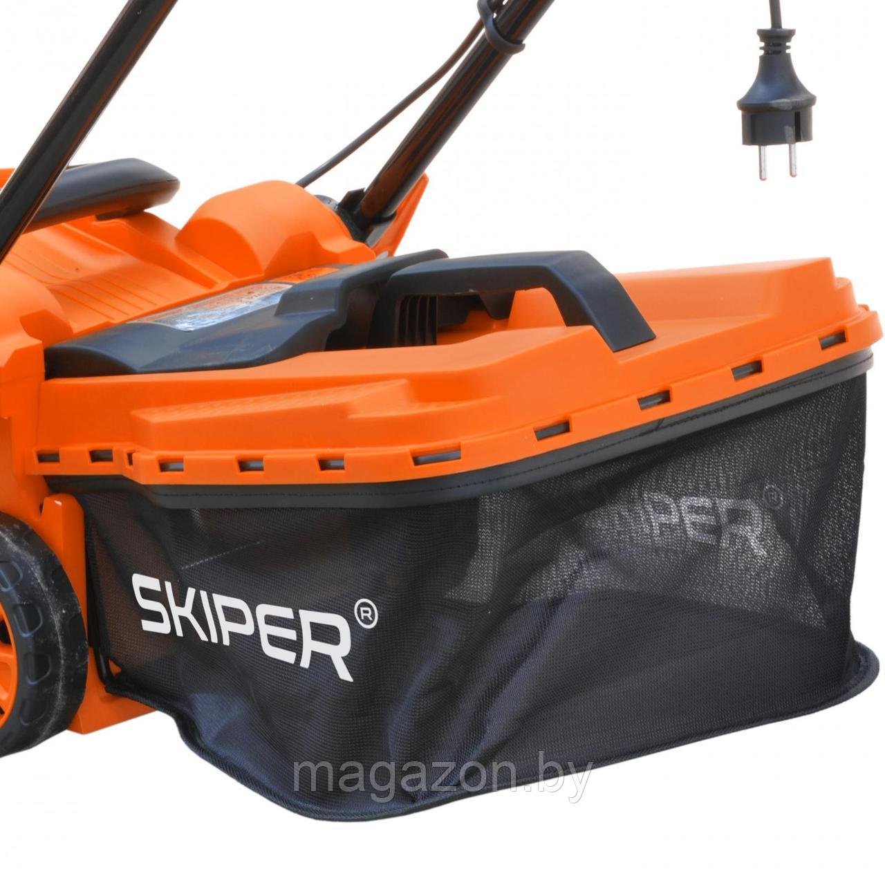 Газонокосилка электрическая SKIPER EL3215, 1500 Вт, 30л - фото 5 - id-p100259033