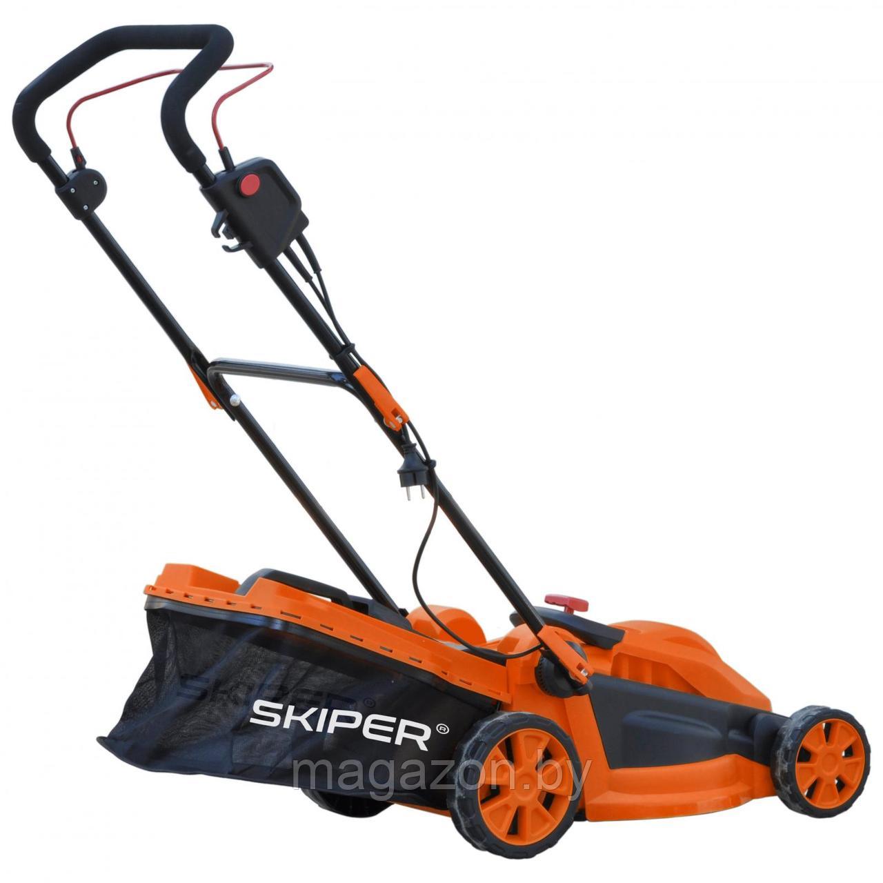 Газонокосилка электрическая SKIPER EL3820, 2000 Вт, 40л - фото 3 - id-p100259064