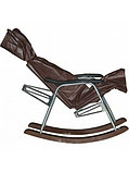 Кресло-качалка "Платон" ( коричневое ), фото 2
