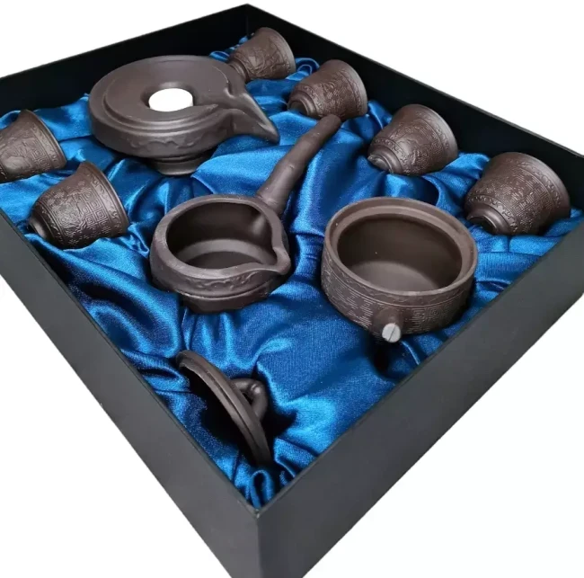 Подарочный набор для чайной церемонии AmiroTrend ATG-305 blue - фото 7 - id-p224511739