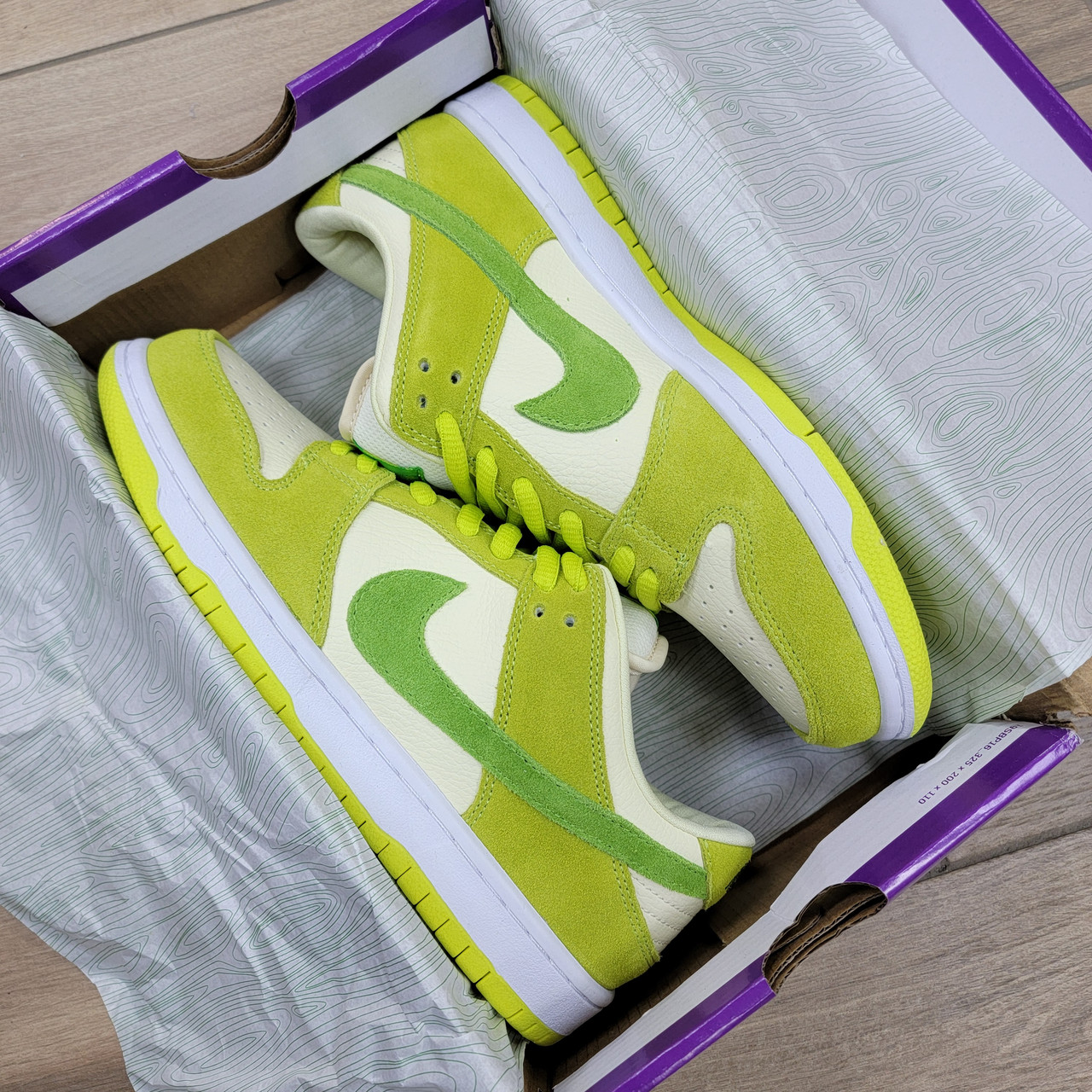 Кроссовки Nike Dunk Low Pro SB Fruity Pack Green Apple - фото 6 - id-p206683820