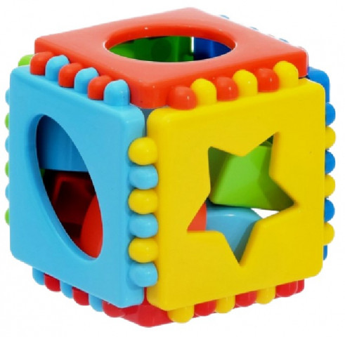 Игрушка пластиковая «Кубик логический» 8*8 см - фото 2 - id-p224375343