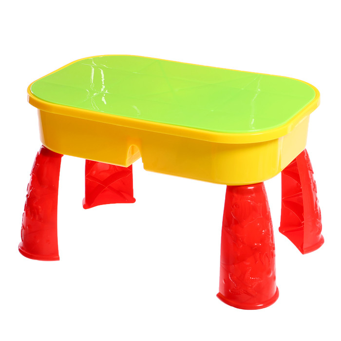 Набор для игры в песке «Весело играем», со столиком, 11 предметов - фото 4 - id-p224513216