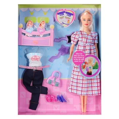Детская Кукла Defa Lucy 8009 Беременная + 2 пупса - фото 3 - id-p93145441