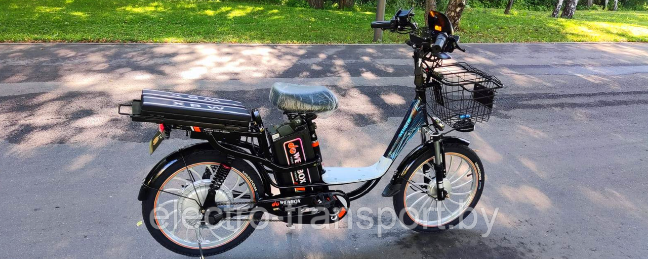 Электровелосипед Wenbo H-3 (NEW 2024) 60v18ah 500W - фото 3 - id-p222432560