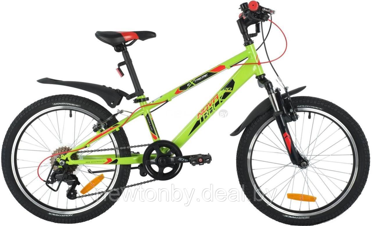 Детский велосипед Novatrack Extreme 6 V 2021 20SH6V.EXTREME.GN21 (зеленый) - фото 1 - id-p224513821