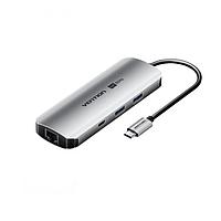 Хаб USB Vention USB Type-C 9-in-1 TQMHB