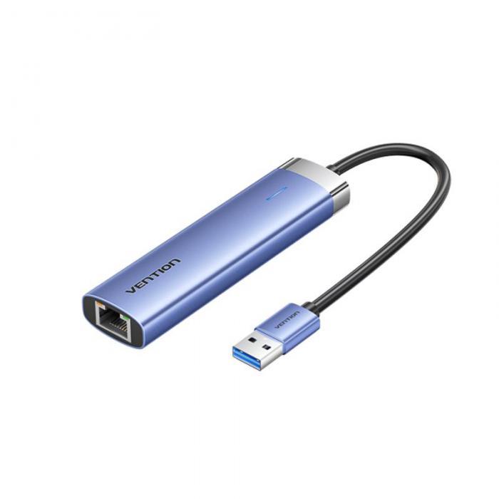 Vention USB 3.0 - Gigabit Ethernet RJ45 + OTG 3xUSB TGFSB - фото 1 - id-p224514298