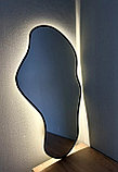 Зеркало EMZE Led Асимметричное с подсветкой и УФ-окантовкой 63x110 (черный), фото 5
