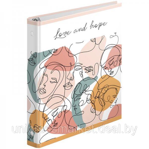 Тетрадь 120л А5 на кольцах 7БЦ Стиль. Love and hope,артТК120_34118