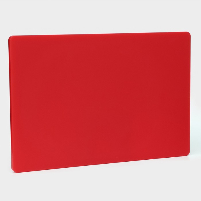 Доска профессиональная разделочная Доляна, 60×40 см, толщина 1,8 см, цвет красный - фото 3 - id-p224515170