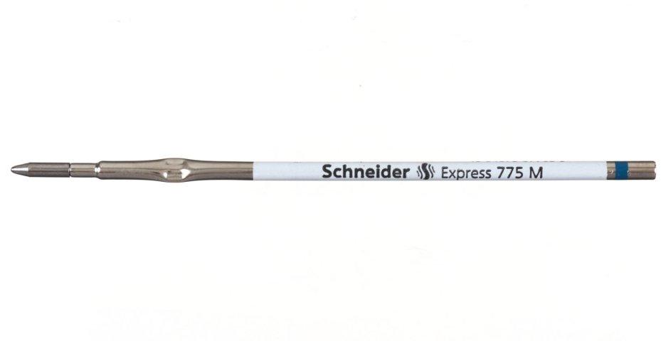 Стержень для шариковых автоматических ручек Schneider Haptify 116 мм, Express 775М, пулевидный, синий