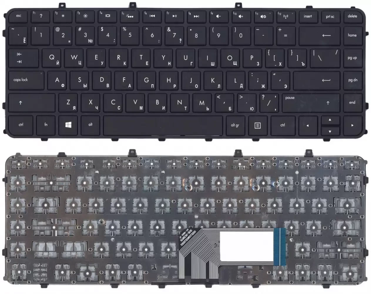 Клавиатура для ноутбука HP Envy 4-1000, черная с рамкой - фото 1 - id-p224515471