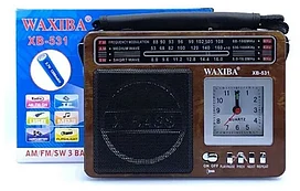 Радиоприемник WAXIBA XB-531C цвет : коричневый,красный