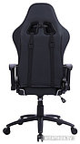 Кресло CACTUS CS-CHR-030BLS (черный/серебристый), фото 4