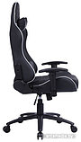 Кресло CACTUS CS-CHR-030BLS (черный/серебристый), фото 5