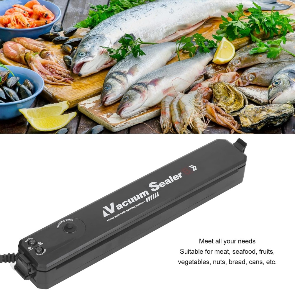 Вакуумный упаковщик продуктов Vacuum Sealer B, 70W (2 режима работы 10 пакетов в подарок) - фото 4 - id-p224515719