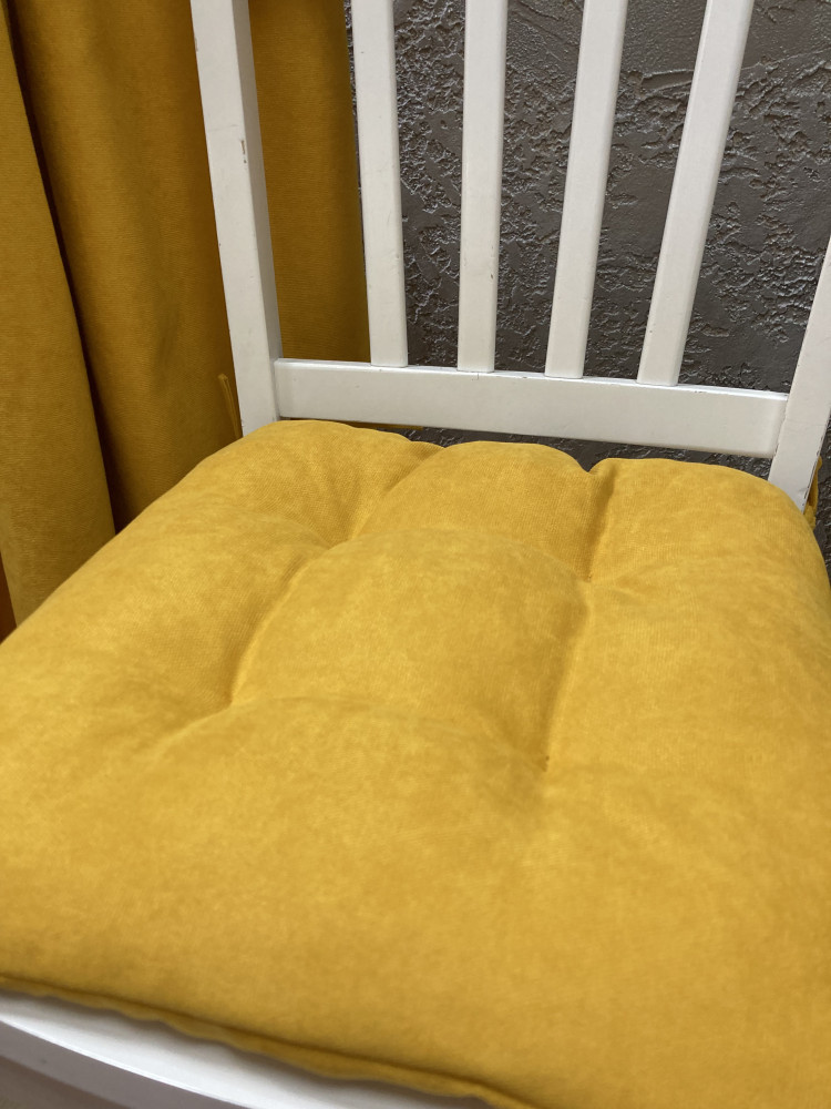 Чехол декоративный на стул с завязками канвас Ника, артикул 7774343-12 - фото 6 - id-p224189084