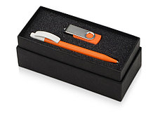Подарочный набор Uma Memory с ручкой и флешкой, оранжевый, фото 2