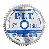 Диск пильный по алюминию P.I.T. 180x20/16x1,6 мм 56T, фото 2